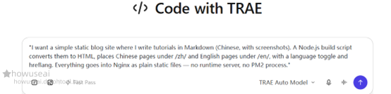 Enter requirements